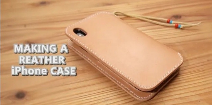 Выкройка кожаный чехол книжка под iPhone