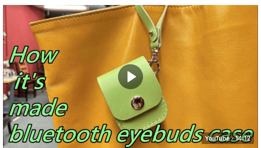 Выкройка кожаный чехол под bluetooth наушники любой фирмы (Apple, Xiaomi, Sumsung, JBL)