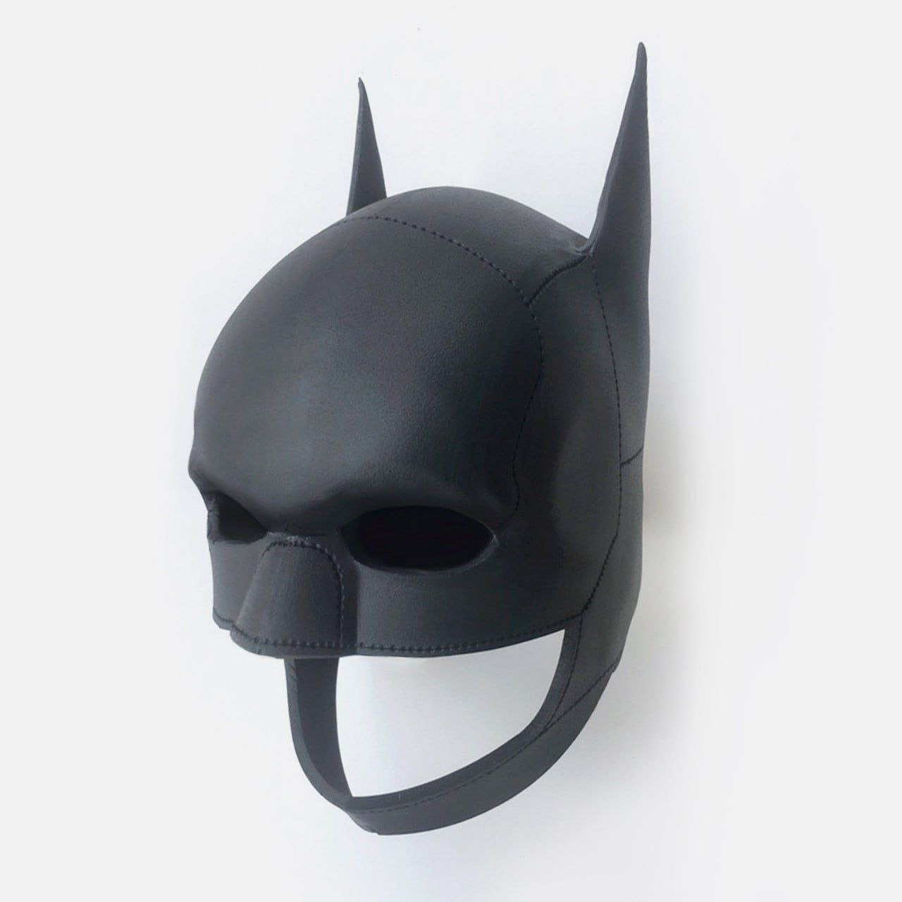 Выкройка маска Бэтмена (закрывает всю голову) Batman mask из плотной ткани или экокожи