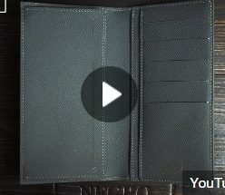 Выкройка кожаный кошелек лонгер