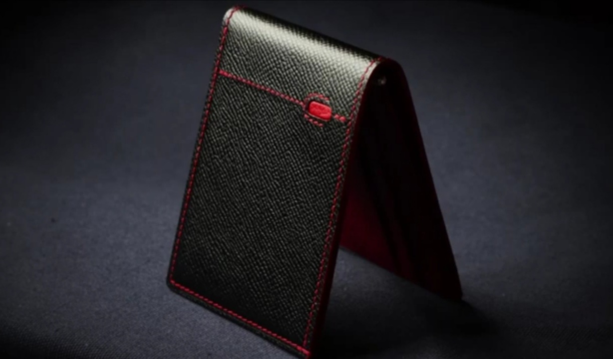 Выкройка кожаный кошелёк бифолд с зажимом для купюр (money clip wallet)