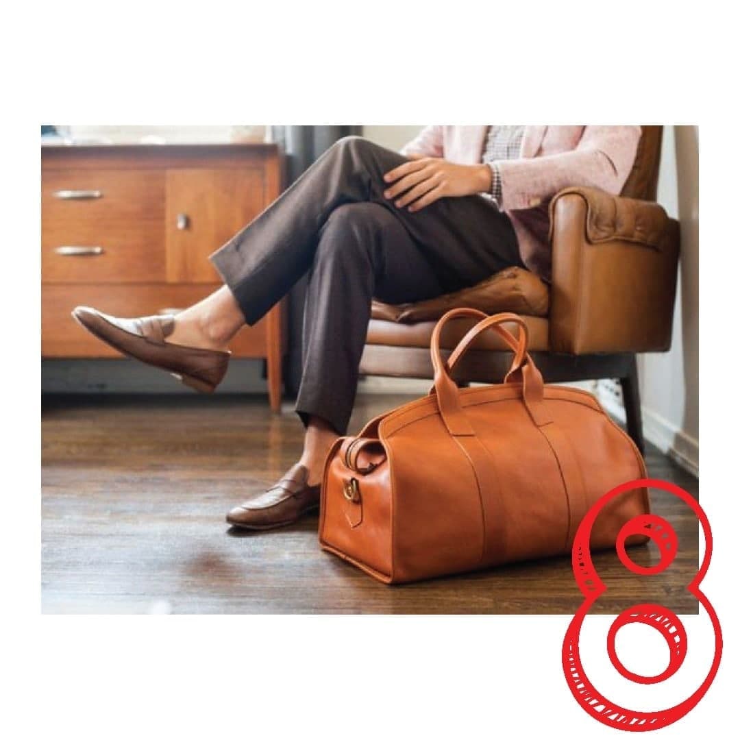 Выкройка большая кожаная премиум дорожная сумка (Duffel Bag)