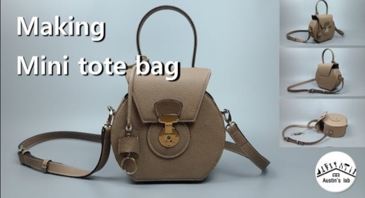 Выкройка небольшая женская сумочка в руки (mini tote bag)