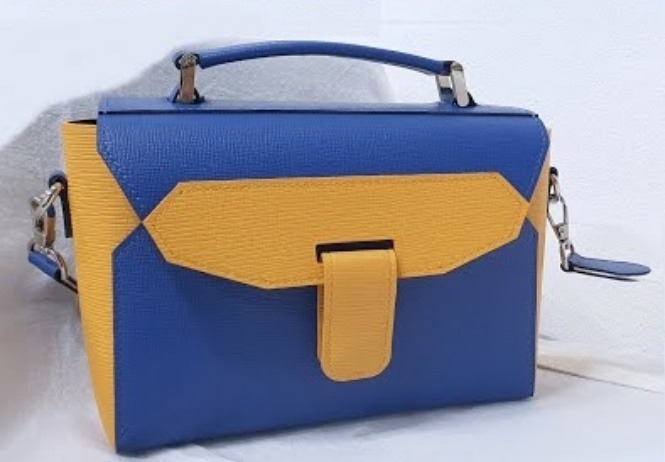 Выкройка простая и удобная женская кожаная сумка Satchel bag