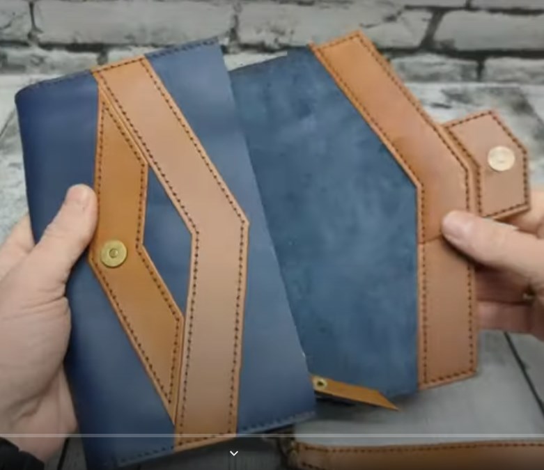 Выкройка кожаная мини сумочка из кожи, клатч на магнитах, сумка на магнитах,кошелек на магнитах