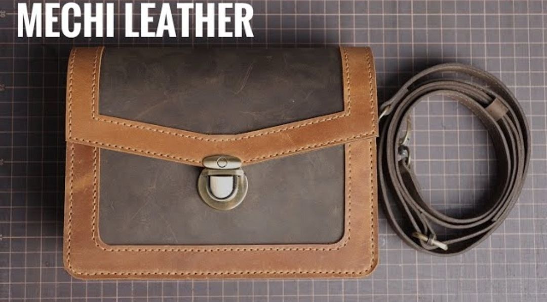 Выкройка кожанной сумка кроссбоди от Mechi Leather