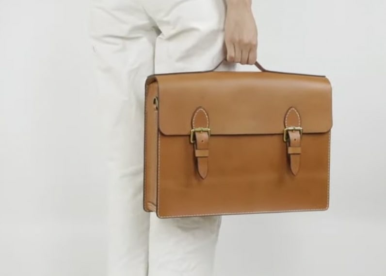 Leather craft: кожаный портфель — выкройка