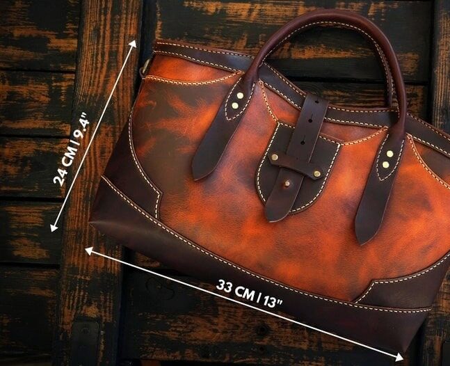 Выкройка кожаная сумка Tote большая